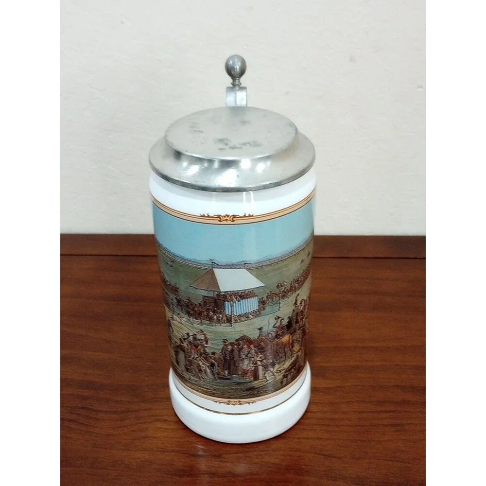 Richard Borek Oktoberfest 1810 Race Beer Stein - Vintage!